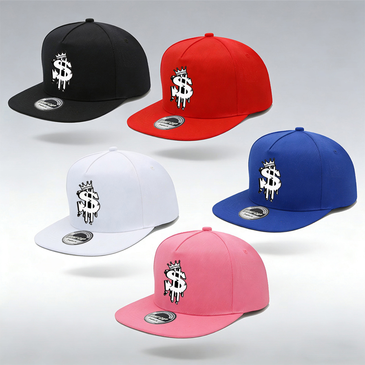 Snapback Hat Flat - 1/2PC Men's Hip Hop Snapback Cap,