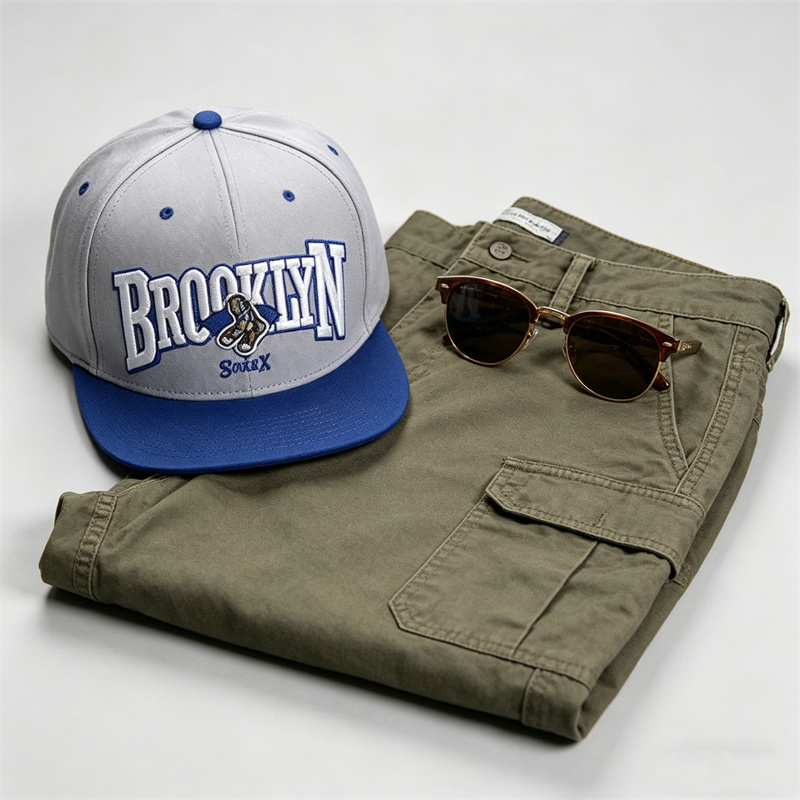 Snapback Hat Flat - Fashion New Unisex Embroidery Baseball Cap