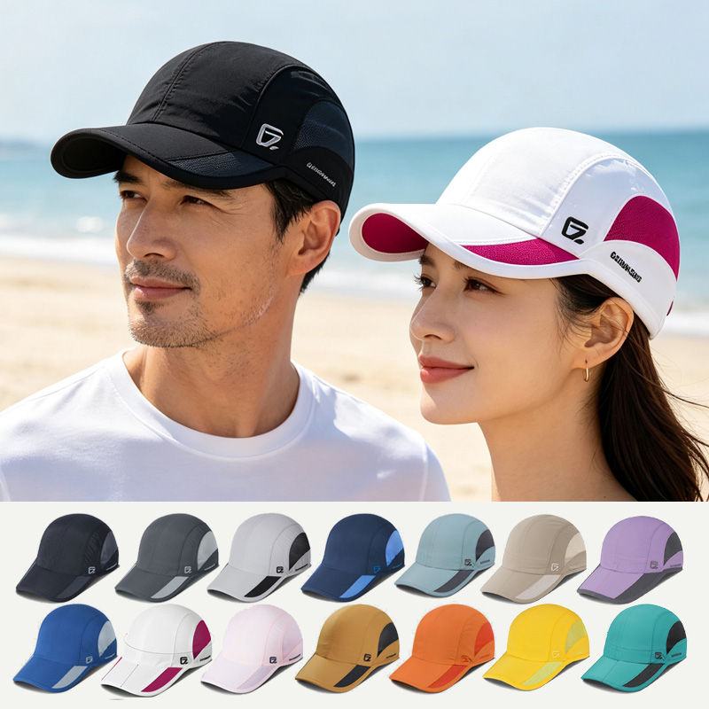 Running Cap Lightweight - GADIEMKENSD Unisex Quick-Dry Running Cap Adjustable