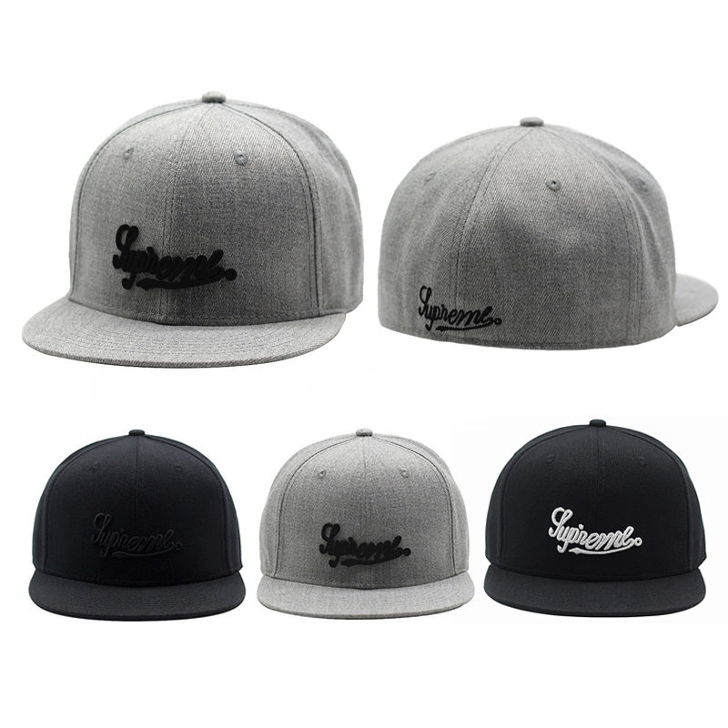 Snapback Hat Flat - Embroidered Full Closed Fitted Cap Hat