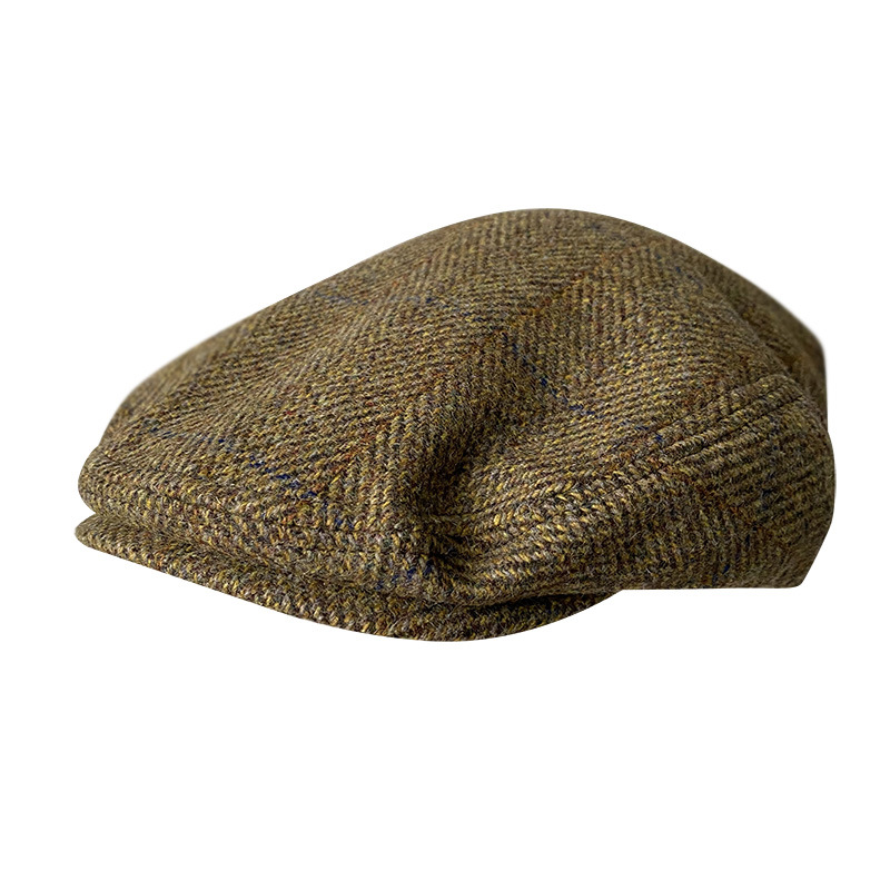 Striped Gray New Wool Flat Cap – Newsboy Cap Ivy recenzja i cena
