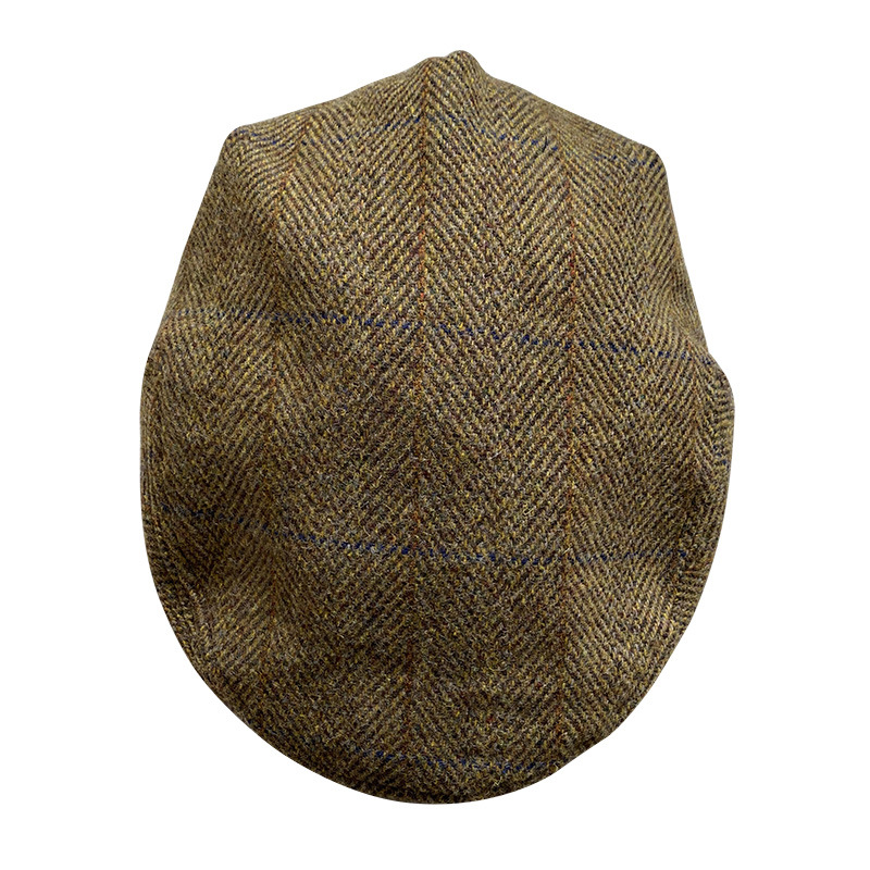 Striped Gray New Wool Flat Cap – Newsboy Cap Ivy recenzja i cena