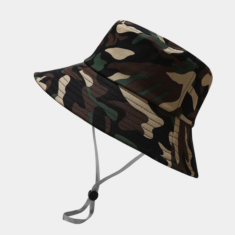 Camo Bucket Hat Wide Brim Sun  – Boonie Hat Tactical recenzja i cena