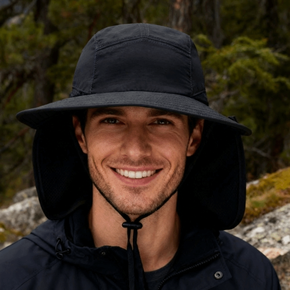 Fashion Wide Brim Outdoor Sun  – Bucket Hat Cotton recenzja i cena