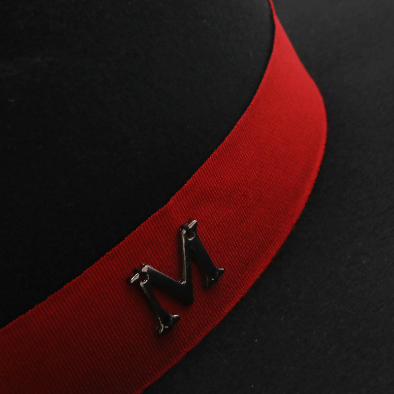 New Outer Black Inner red Wool – Fedora Hat Wool recenzja i cena