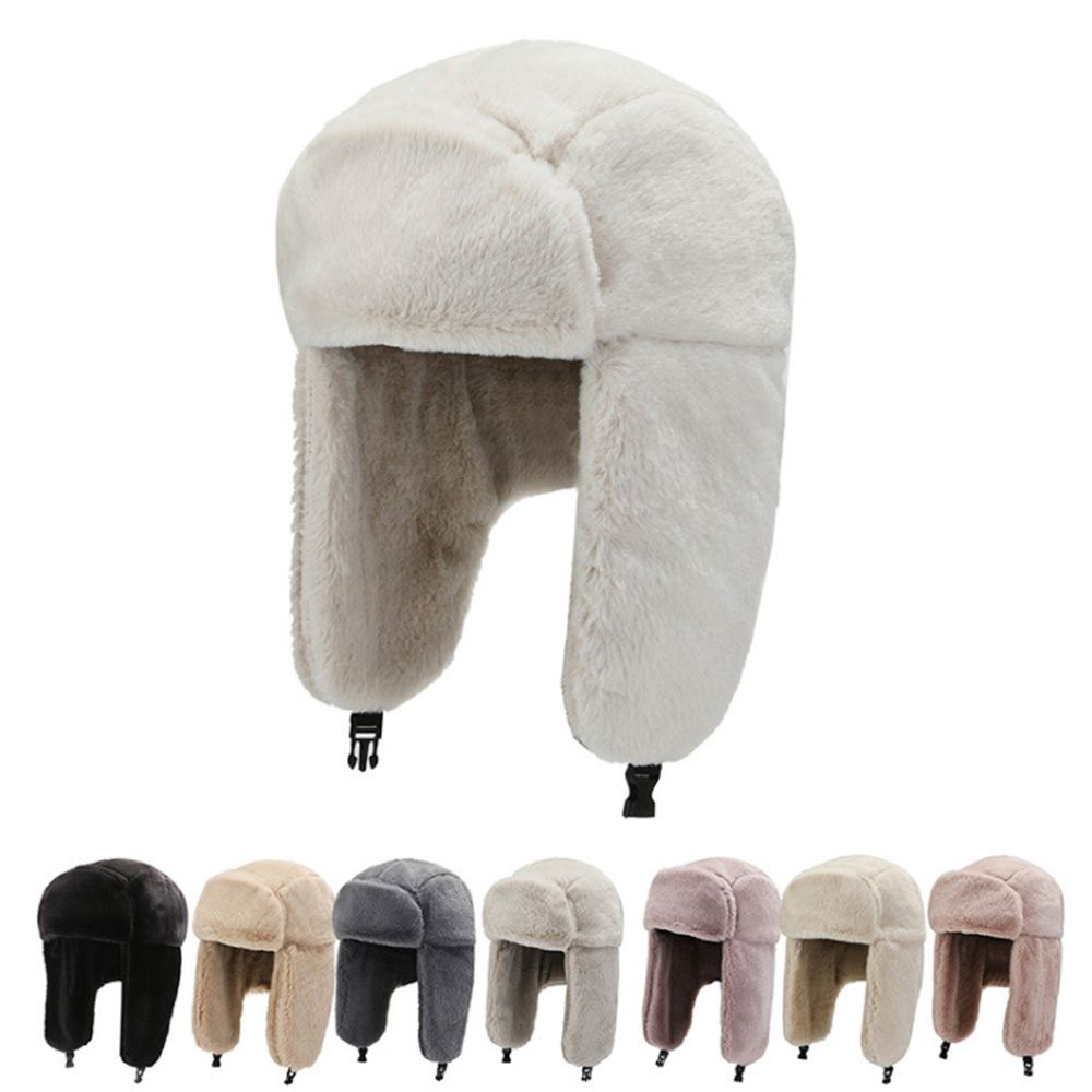 Men Women Thick Plush Bomber H – Trapper Hat Ear Flap recenzja i cena