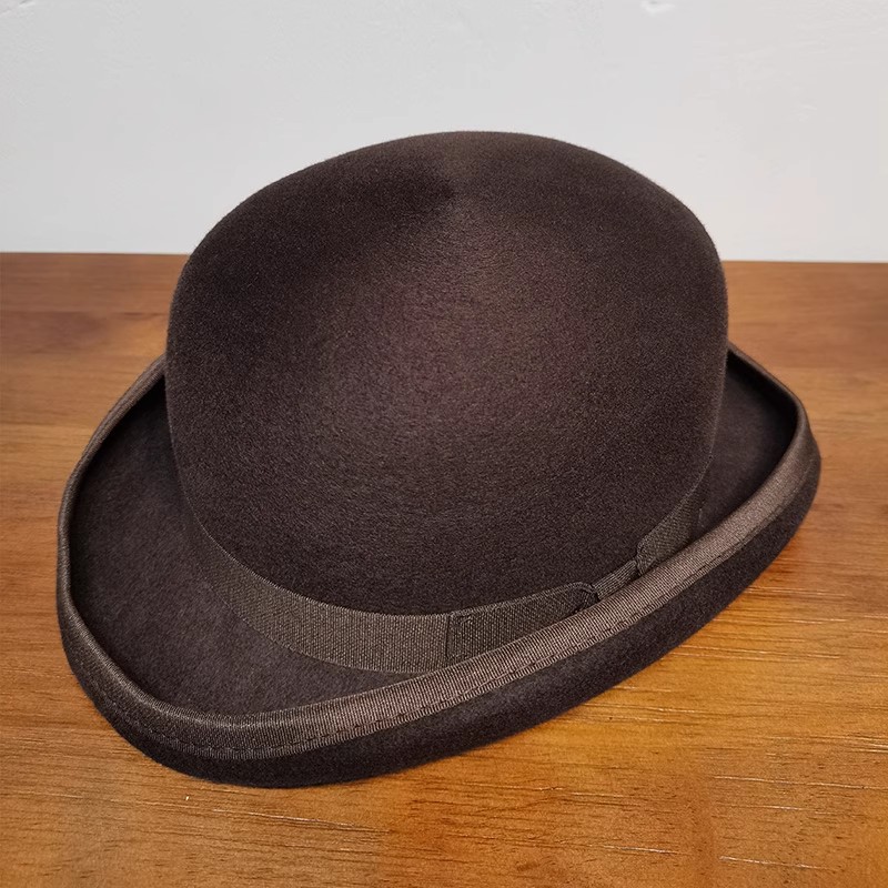 Black/Brown Color 100% Wool De – Fedora Hat Wool recenzja i cena