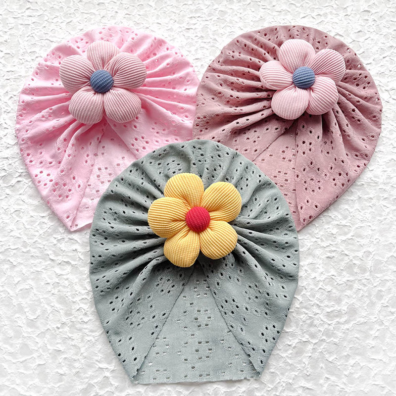 3D Flower Baby Turban Cap Summ – Dad Hat Cotton recenzja i cena