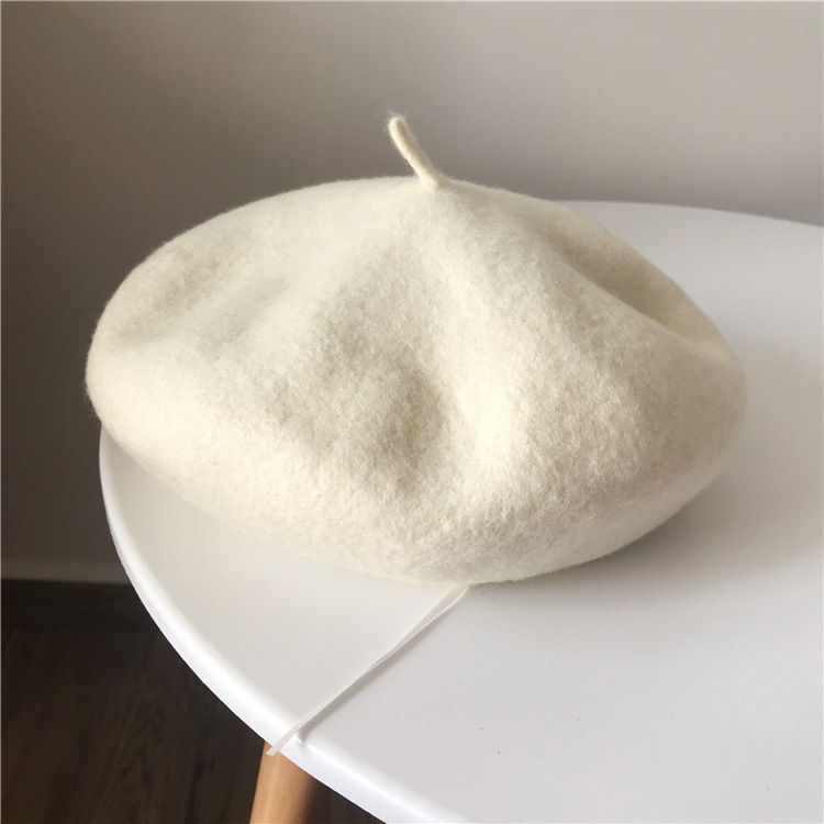 Simple Autumn Winter Hat 100%  – Beret French Wool recenzja i cena