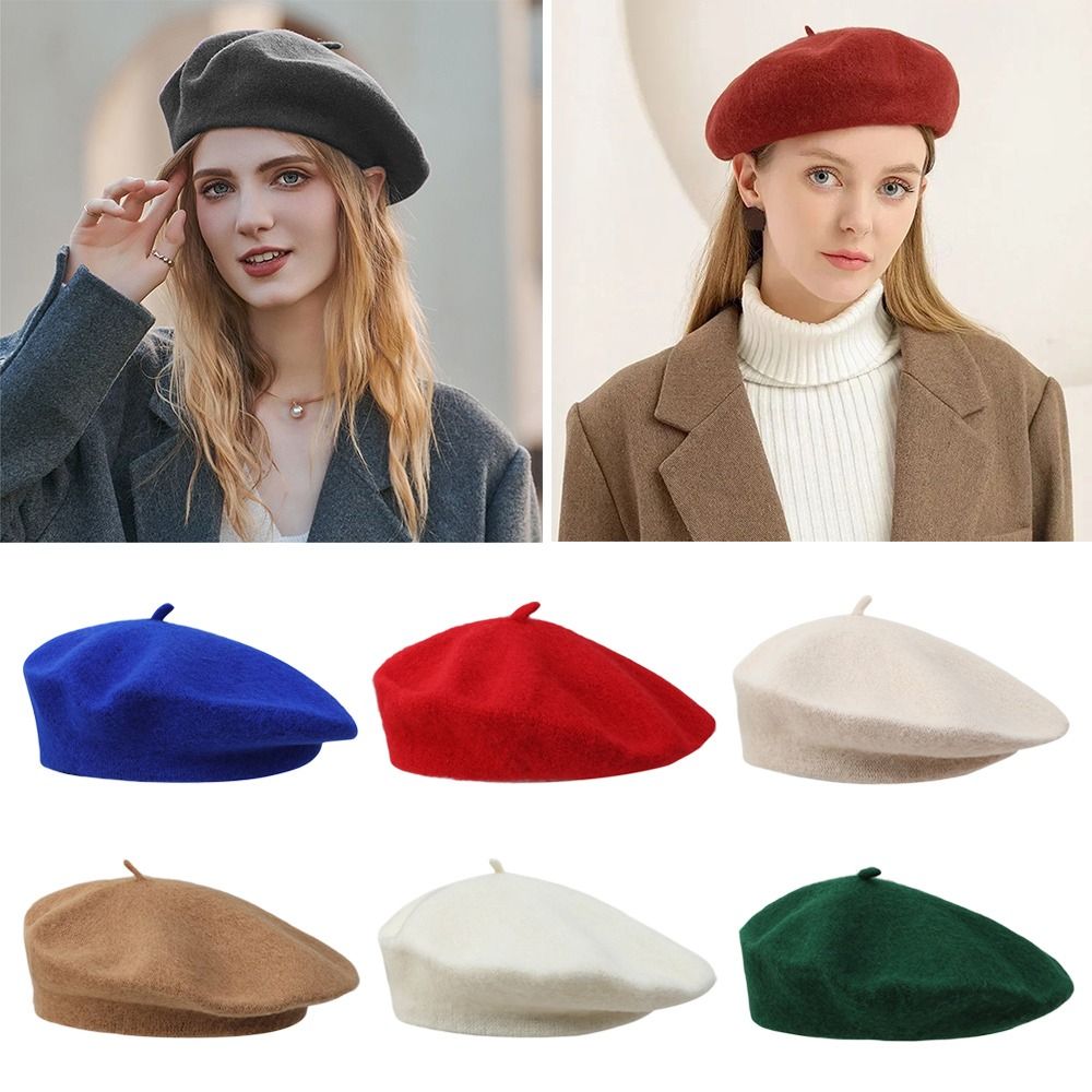 Solid Color Elegant Lady All M – Beret French Wool recenzja i cena