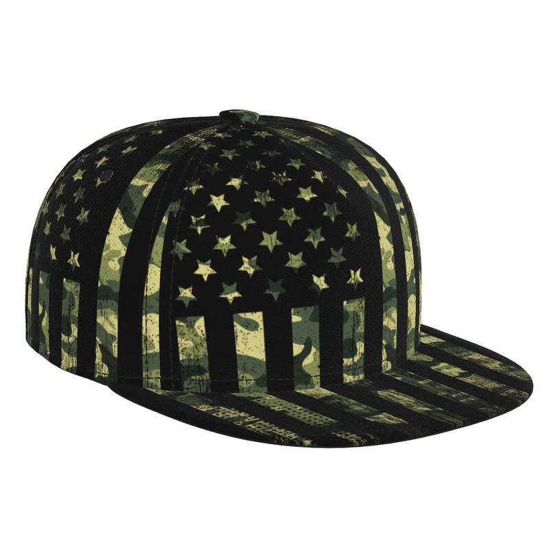 American Flag Camouflage Baseb – Snapback Hat Flat recenzja i cena