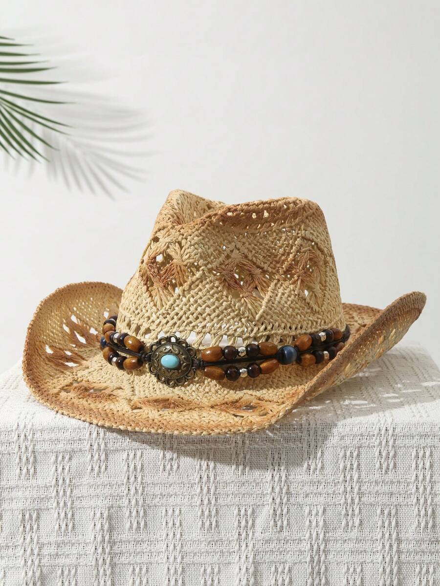 Hand Woven Straw Cowboy Hat Wi – Cowboy Hat Straw recenzja i cena