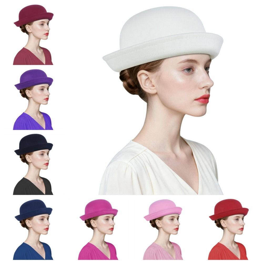 Classic Solid Color Women’s Bo – Fedora Hat Wool recenzja i cena