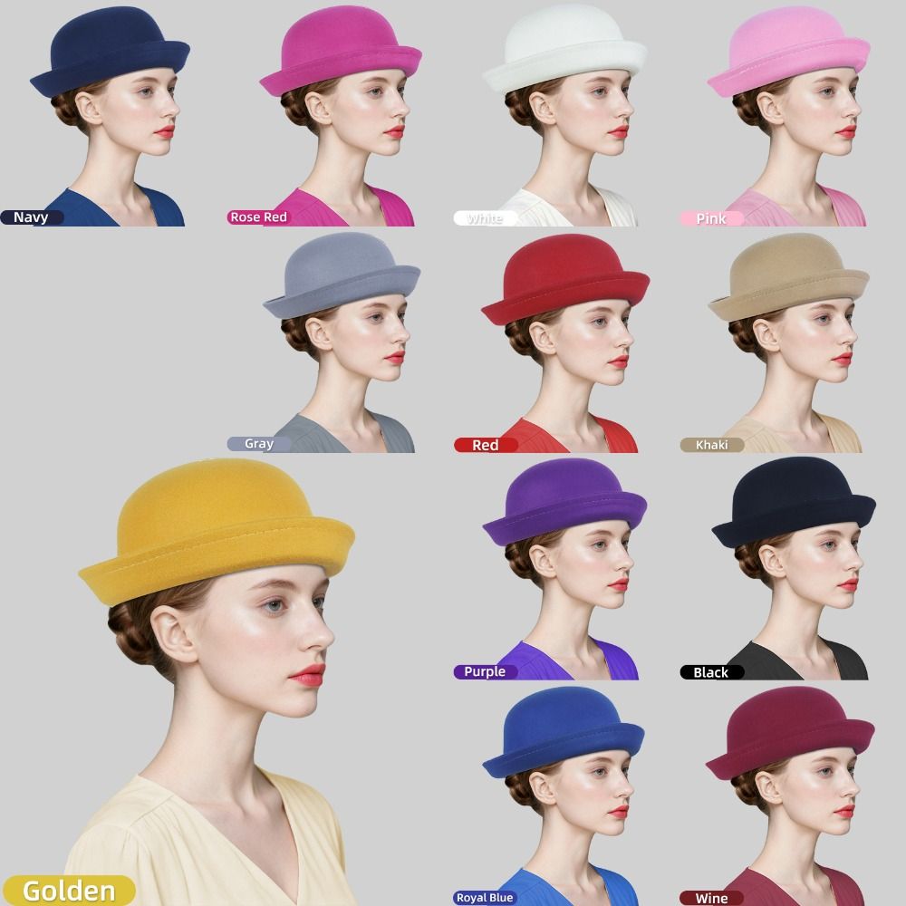 Classic Solid Color Women’s Bo – Fedora Hat Wool recenzja i cena