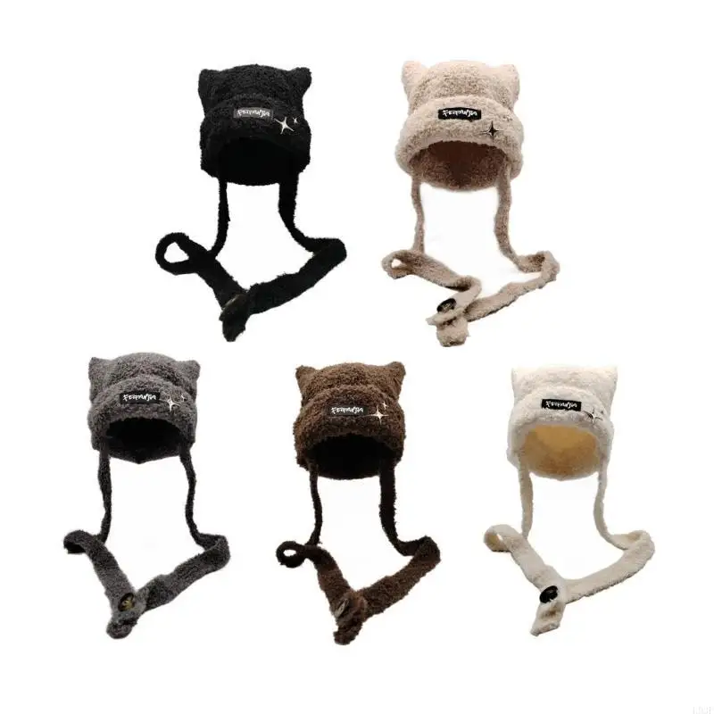 L93F Handmade Knit Ear Trapper – Winter Trapper Hat recenzja i cena