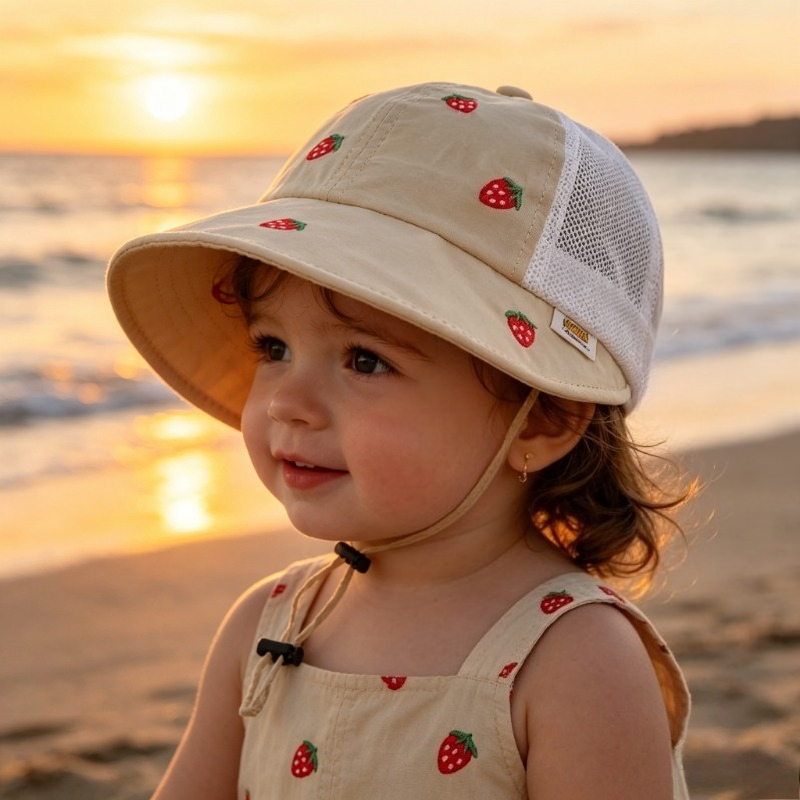 Baby Kids Summer Sun Hat 48-50 – Bucket Hat Cotton recenzja i cena