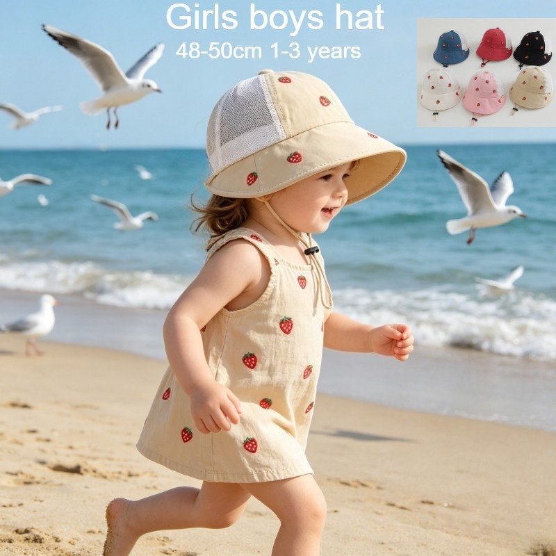 Baby Kids Summer Sun Hat 48-50 – Bucket Hat Cotton recenzja i cena