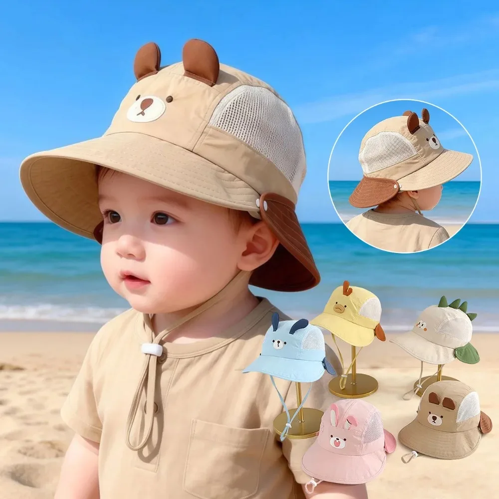 Cute Cartoon Baby Fisherman Ha – Bucket Hat Cotton recenzja i cena