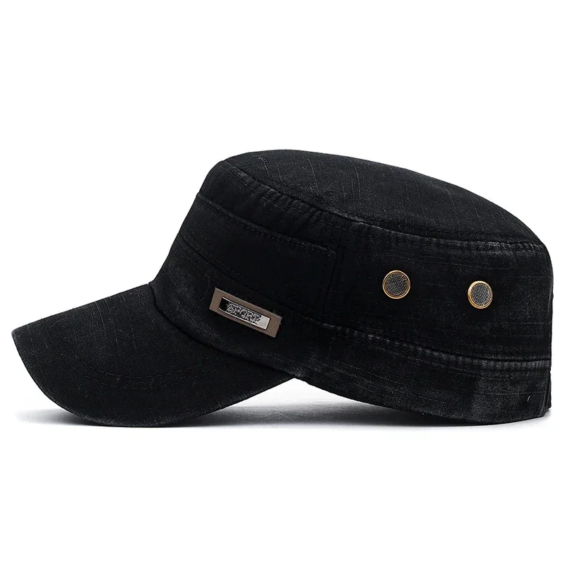 Military Cadet Flat Cap Fashio – Snapback Hat Flat recenzja i cena
