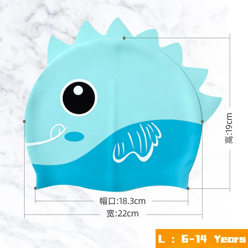 Cartoon Cute Fish Shark Silico – Swim Hat Silicone recenzja i cena