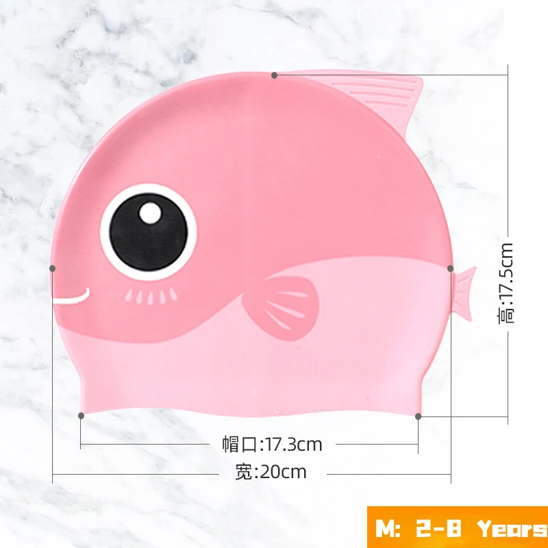 Cartoon Cute Fish Shark Silico – Swim Hat Silicone recenzja i cena