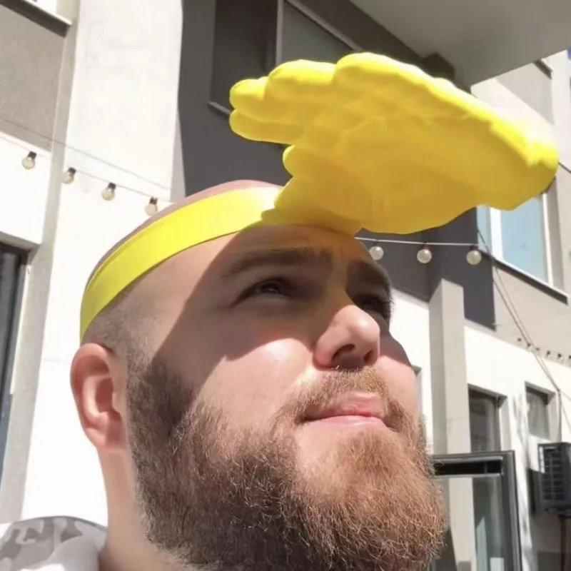 1/3Pcs Novelty 3D Palm Hand Sh – Visor Sun Hat recenzja i cena