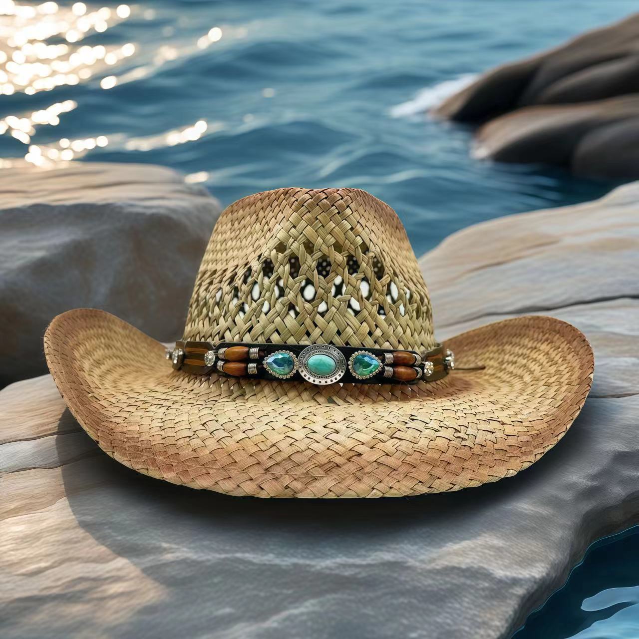 Rhinestone Cowboy Hat Straw Su – Cowboy Hat Straw recenzja i cena