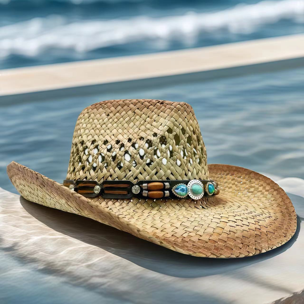 Rhinestone Cowboy Hat Straw Su – Cowboy Hat Straw recenzja i cena