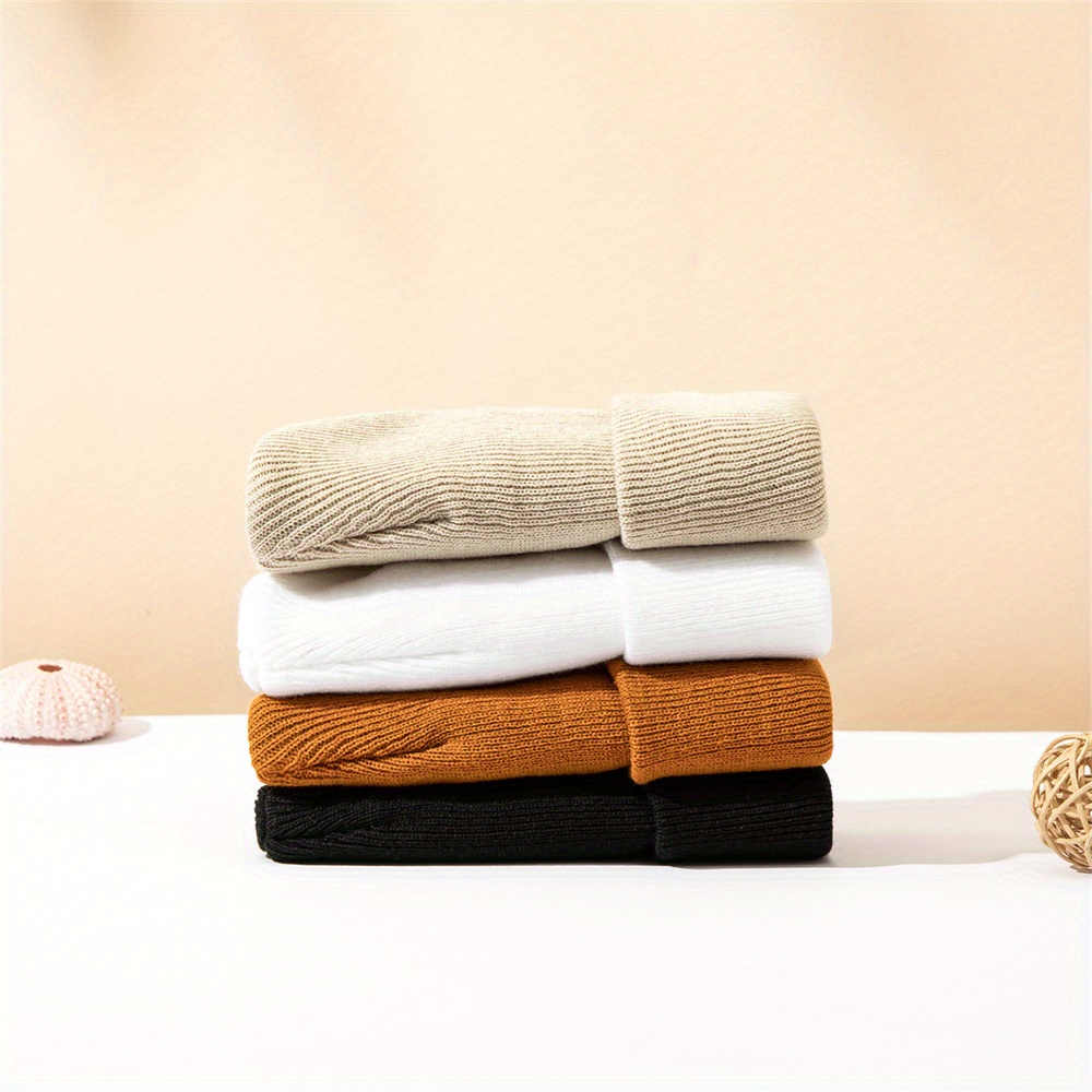 4pcs Baby Hat Knit Cuffed Bean – Beanie Cuffed Knit recenzja i cena