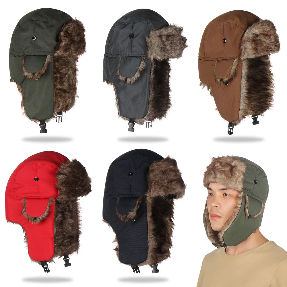 Men Women Fur Trapper Ski Hat  – Winter Trapper Hat recenzja i cena