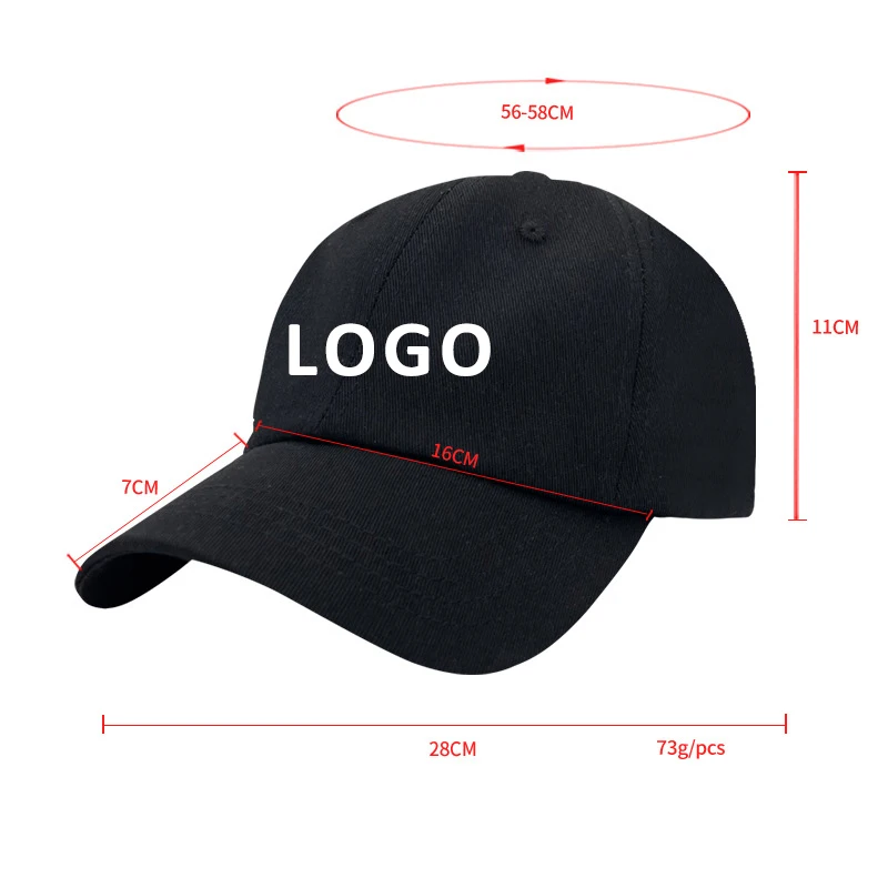 Custom Logo Hat For Women Men  – Baseball Cap Structured recenzja i cena